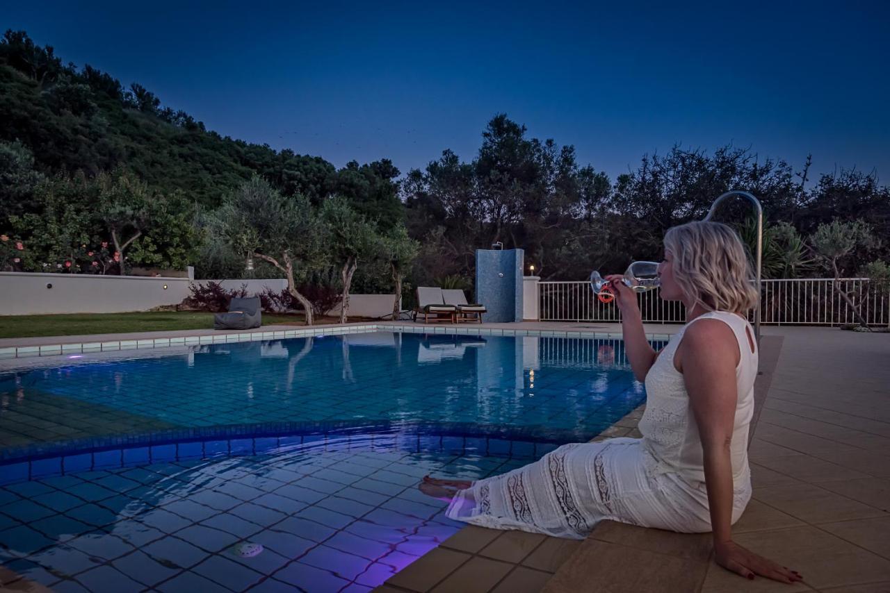 Cretan Blu Platanias Villa Platanés Eksteriør billede
